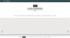 Desktop Screenshot of premiosmagisterio.com